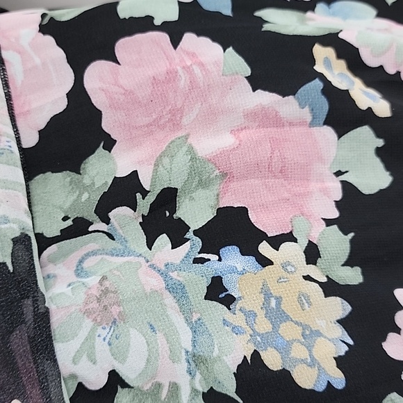 MISS AVENUE Floral High Low Dress / Size M - Picture 13 of 14